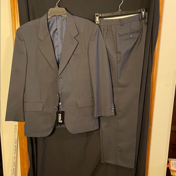 Classic Charcoal Men's Suit by CROSS WINDSOR